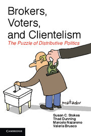 Couverture de l’ouvrage Brokers, Voters, and Clientelism