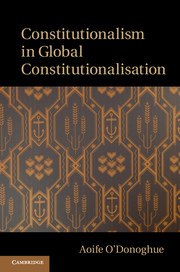 Couverture de l’ouvrage Constitutionalism in Global Constitutionalisation