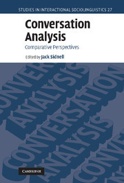 Cover of the book Conversation Analysis