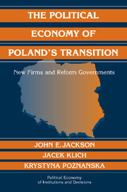 Couverture de l’ouvrage The Political Economy of Poland's Transition