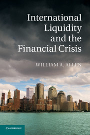 Couverture de l’ouvrage International Liquidity and the Financial Crisis