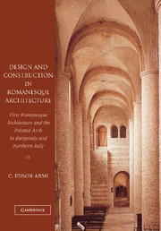 Couverture de l’ouvrage Design and Construction in Romanesque Architecture