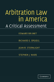 Cover of the book Arbitration Law in America