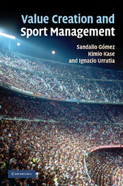 Couverture de l’ouvrage Value Creation and Sport Management