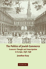 Couverture de l’ouvrage The Politics of Jewish Commerce