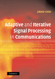 Couverture de l’ouvrage Adaptive and Iterative Signal Processing in Communications