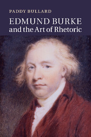 Cover of the book Edmund Burke and the Art of Rhetoric