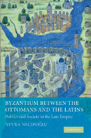 Couverture de l’ouvrage Byzantium between the Ottomans and the Latins
