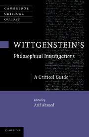 Cover of the book Wittgenstein's Philosophical Investigations