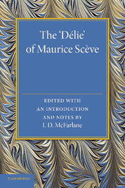 Cover of the book The ‘Delie'