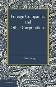 Couverture de l’ouvrage Foreign Companies and Other Corporations