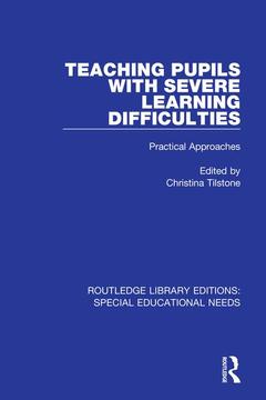 Couverture de l’ouvrage Teaching Pupils with Severe Learning Difficulties