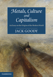 Couverture de l’ouvrage Metals, Culture and Capitalism