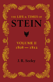 Couverture de l’ouvrage The Life and Times of Stein: Volume 2