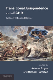 Cover of the book Transitional Jurisprudence and the ECHR