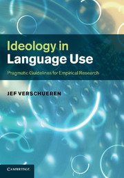 Couverture de l’ouvrage Ideology in Language Use
