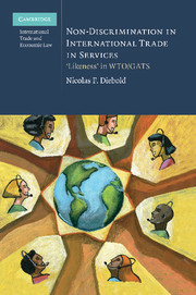 Couverture de l’ouvrage Non-Discrimination in International Trade in Services