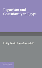 Couverture de l’ouvrage Paganism and Christianity in Egypt