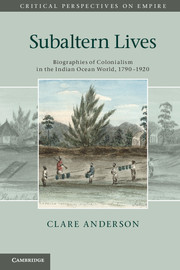 Cover of the book Subaltern Lives