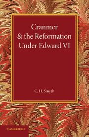 Couverture de l’ouvrage Cranmer and the Reformation under Edward VI