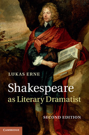 Couverture de l’ouvrage Shakespeare as Literary Dramatist