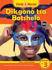 Couverture de l’ouvrage Study & Master Dikgono tsa Botshelo Faele ya Morutabana Mophato wa 3 