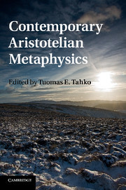 Couverture de l’ouvrage Contemporary Aristotelian Metaphysics