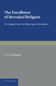 Couverture de l’ouvrage The Excellence of Revealed Religion