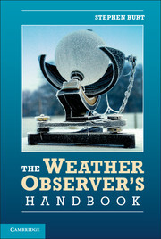Couverture de l’ouvrage The Weather Observer's Handbook