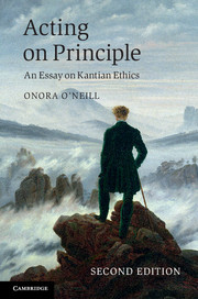 Couverture de l’ouvrage Acting on Principle