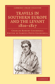 Couverture de l’ouvrage Travels in Southern Europe and the Levant, 1810–1817