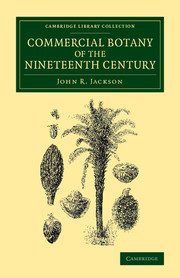 Couverture de l’ouvrage Commercial Botany of the Nineteenth Century
