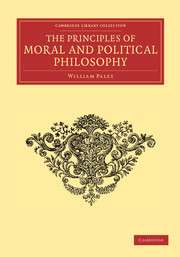 Couverture de l’ouvrage The Principles of Moral and Political Philosophy
