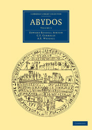 Couverture de l’ouvrage Abydos