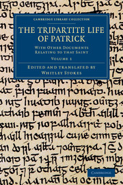Couverture de l’ouvrage The Tripartite Life of Patrick