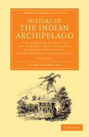 Couverture de l’ouvrage History of the Indian Archipelago