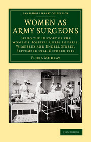 Couverture de l’ouvrage Women as Army Surgeons