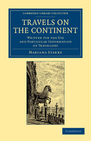 Couverture de l’ouvrage Travels on the Continent