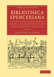 Cover of the book Bibliotheca Spenceriana