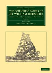 Couverture de l’ouvrage The Scientific Papers of Sir William Herschel: Volume 1
