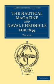 Couverture de l’ouvrage The Nautical Magazine and Naval Chronicle for 1839