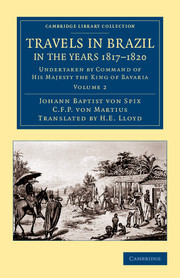 Couverture de l’ouvrage Travels in Brazil, in the Years 1817-1820