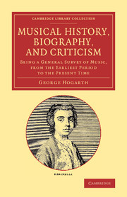 Couverture de l’ouvrage Musical History, Biography, and Criticism