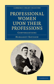 Couverture de l’ouvrage Professional Women upon their Professions