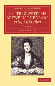 Cover of the book Letters Written between the Years 1784 and 1807