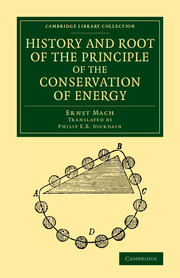 Couverture de l’ouvrage History and Root of the Principle of the Conservation of Energy