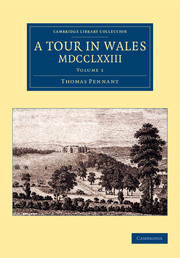 Couverture de l’ouvrage A Tour in Wales, MDCCLXXIII: Volume 1