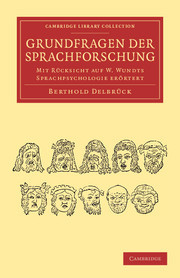 Couverture de l’ouvrage Grundfragen der Sprachforschung