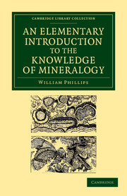 Couverture de l’ouvrage An Elementary Introduction to the Knowledge of Mineralogy