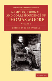 Couverture de l’ouvrage Memoirs, Journal, and Correspondence of Thomas Moore